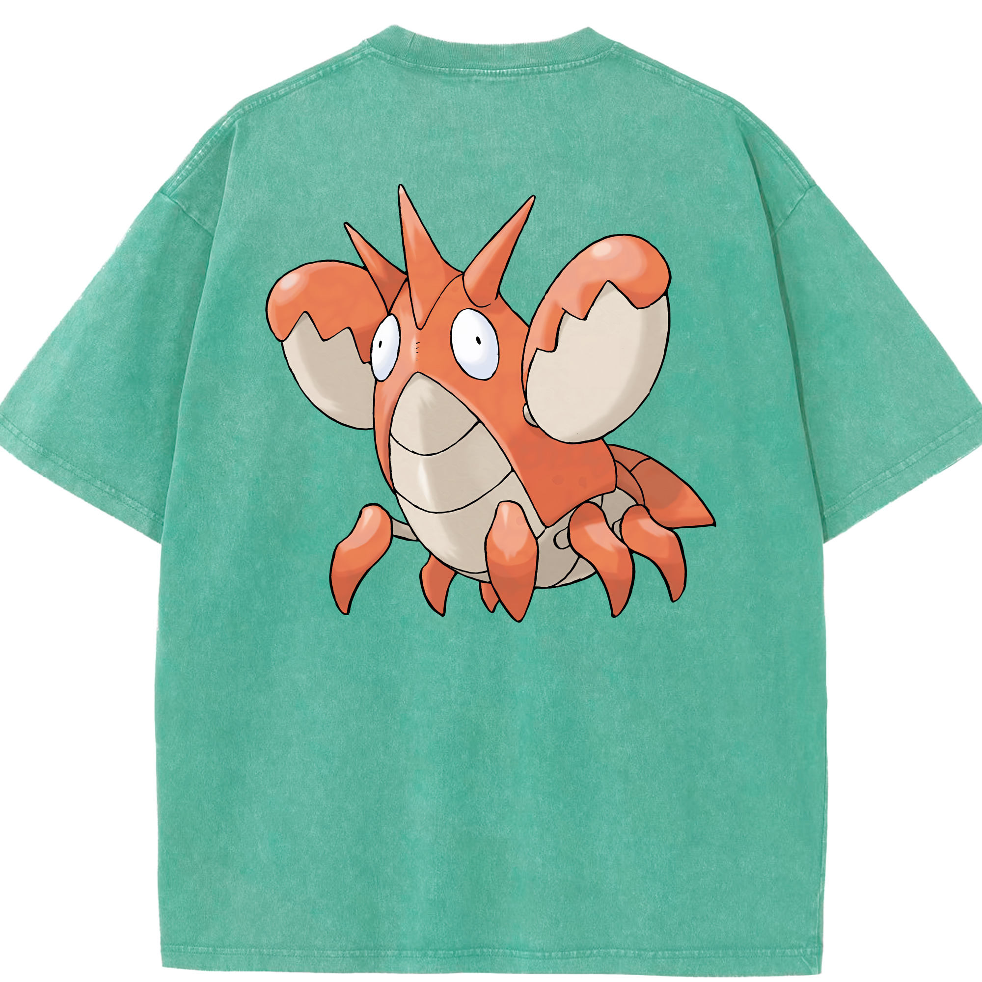 （画像用） ポケットモンスター Pokémon 綿100% ヴィンテージ風 半袖Tシャツ（背面プリント）